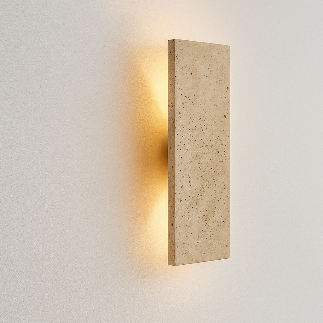 Aurelle Natuursteen Tuinverlichting Wandlamp
