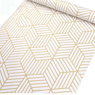 45cm Zelfklevend Geometrisch Behang – Waterdicht & Modern