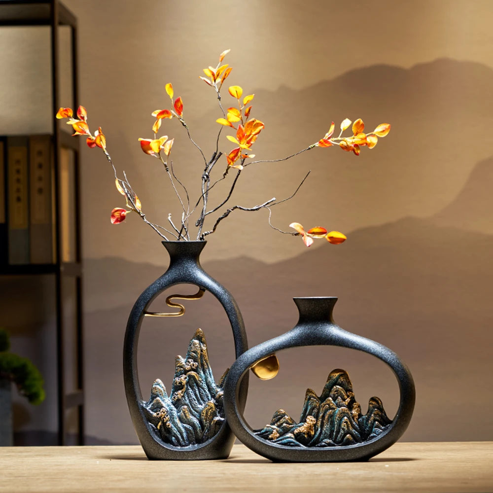 Exclusieve hars vaas – waar Scandinavische robuustheid en Japandi elegantie samenkomen